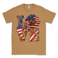 Toasted Coconut patriotic sunflower love Classic Tee - BarkalooDesign