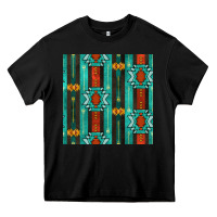 Black native american aztec seamless pattern 5 Heavy Core Tee - BundleAndBundleShop