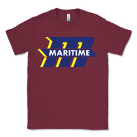 Burgundy massachusetts maritime academy Classic Tee - linhVisuals