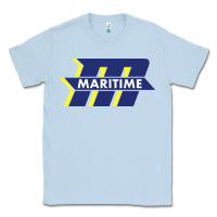 Dusty Blue massachusetts maritime academy Classic Tee - linhVisuals