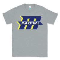 Heather Grey massachusetts maritime academy Classic Tee - linhVisuals