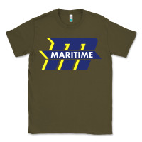Army Green massachusetts maritime academy Classic Tee - linhVisuals