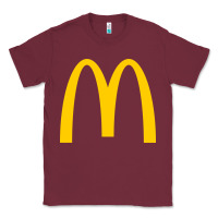 Burgundy donalds food Classic Tee - linhVisuals