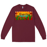 Burgundy desert darlin' aztec desert sunset license plate Long Sleeve Tee - Artiststas