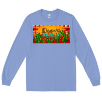 Colony Blue desert darlin' aztec desert sunset license plate Long Sleeve Tee - Artiststas