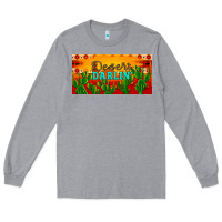 Heather Grey desert darlin' aztec desert sunset license plate Long Sleeve Tee - Artiststas