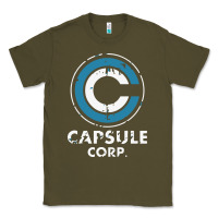 Army Green capsule corporation essentia Classic Tee - linhVisuals