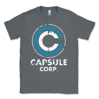 Charcoal Heather capsule corporation essentia Classic Tee - linhVisuals
