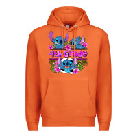 Carrot preview flower stitch  4th grade Premium Hoodie - AdoDesignShop