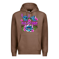 Chestnut preview flower stitch  4th grade Premium Hoodie - AdoDesignShop