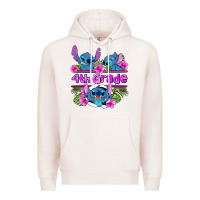 Pale Pink preview flower stitch  4th grade Premium Hoodie - AdoDesignShop