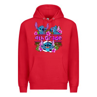 Red preview flower stitch  4th grade Premium Hoodie - AdoDesignShop