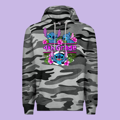 Preview Flower Stitch  4th Grade Premium Hoodie Designed By Adodesignshop