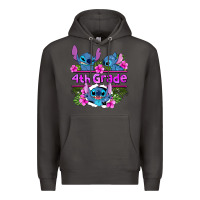 Smoke preview flower stitch  4th grade Premium Hoodie - AdoDesignShop