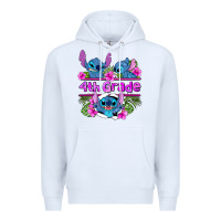 White preview flower stitch  4th grade Premium Hoodie - AdoDesignShop