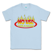 Dusty Blue American punk Classic Tee - linhVisuals