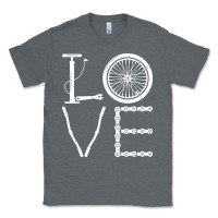 Charcoal Heather cycling t  shirt cycling cyclist t  shirt (1) Classic Tee - linhVisuals