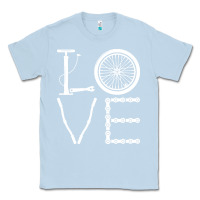 Dusty Blue cycling t  shirt cycling cyclist t  shirt (1) Classic Tee - linhVisuals