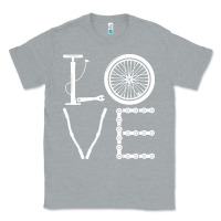 Heather Grey cycling t  shirt cycling cyclist t  shirt (1) Classic Tee - linhVisuals