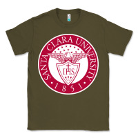 Army Green santa clara u seal Classic Tee - linhVisuals