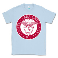 Dusty Blue santa clara u seal Classic Tee - linhVisuals
