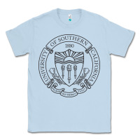 Dusty Blue .university of southern california Classic Tee - linhVisuals