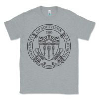 Heather Grey .university of southern california Classic Tee - linhVisuals