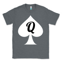 Charcoal Heather queen of spades clothes for women   qos tee t shirt Classic Tee - linhVisuals