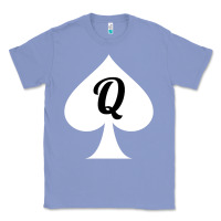 Colony Blue queen of spades clothes for women   qos tee t shirt Classic Tee - linhVisuals