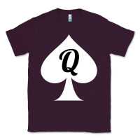 Plum queen of spades clothes for women   qos tee t shirt Classic Tee - linhVisuals