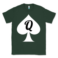 Sports Green queen of spades clothes for women   qos tee t shirt Classic Tee - linhVisuals