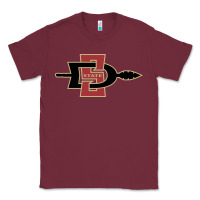Burgundy san diego state aztecs Classic Tee - linhVisuals