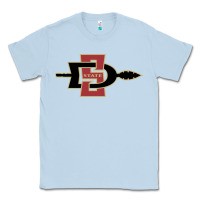 Dusty Blue san diego state aztecs Classic Tee - linhVisuals