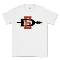White san diego state aztecs Classic Tee - linhVisuals