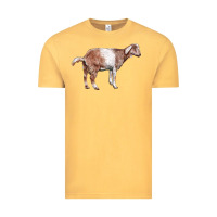 Vintage Mustard Nubian Goat Vintage Tee - LillyAllenDesigns