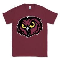 Burgundy temple owls Classic Tee - linhVisuals