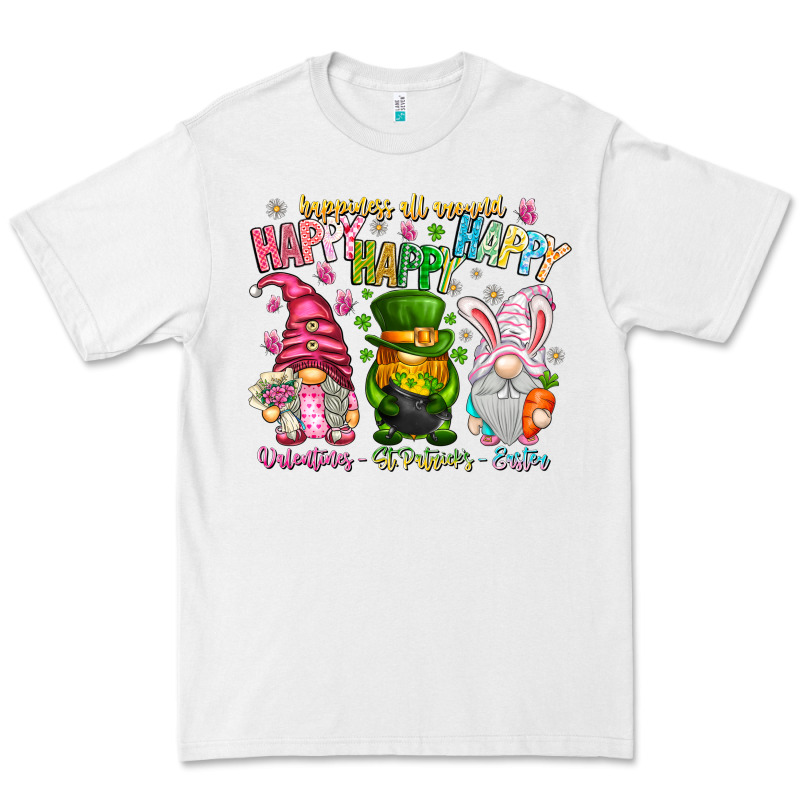 Happiness All Around Happy Valentines Patrick East Premium Tee by CowhideDigitalArt | Teevron