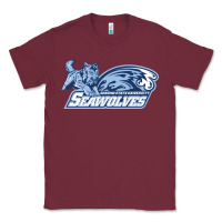 Burgundy sonoma state seawolves Classic Tee - linhVisuals