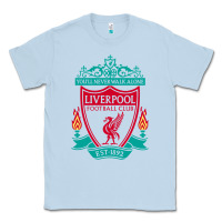 Dusty Blue new you'll never walk alone liverpool Classic Tee - linhVisuals