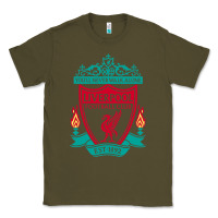 Army Green new you'll never walk alone liverpool Classic Tee - linhVisuals
