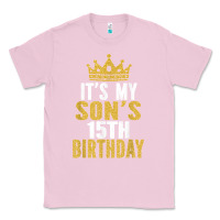 Bubblegum Pink it's my son's 15th birthday 15 years old boy t shirt Classic Tee - linhVisuals