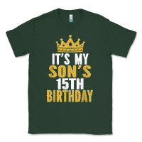 Sports Green it's my son's 15th birthday 15 years old boy t shirt Classic Tee - linhVisuals
