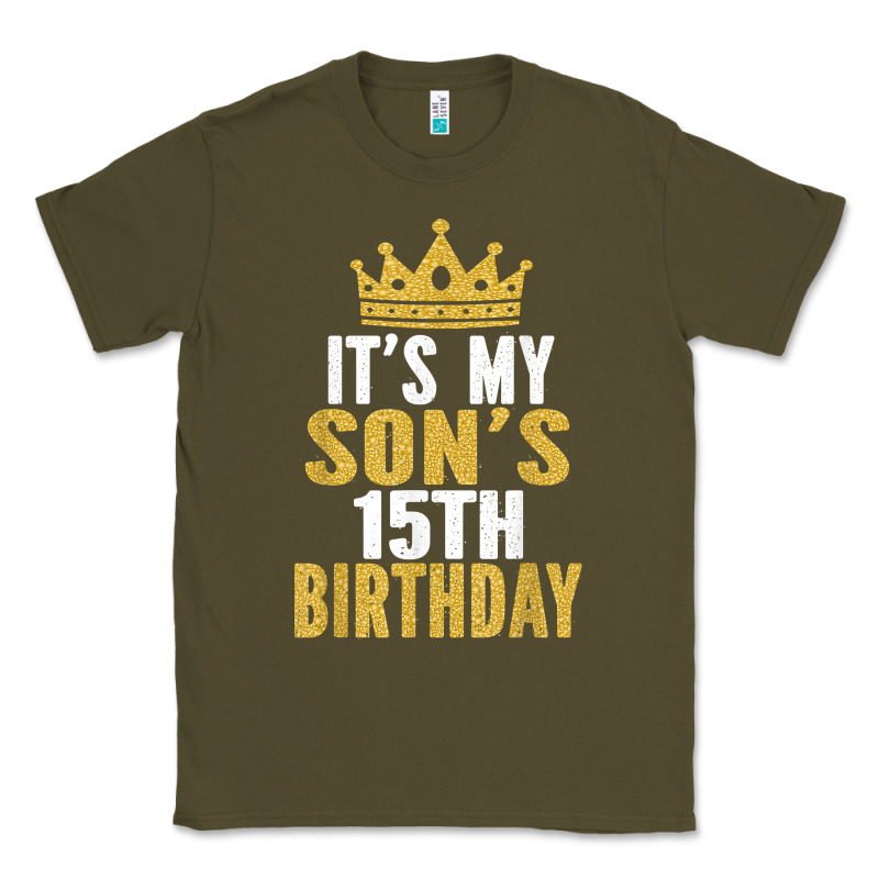 It's My Son's 15th Birthday 15 Years Old Boy T Shirt Classic Tee by linhVisuals | Teevron
