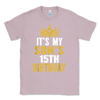 Lilac it's my son's 15th birthday 15 years old boy t shirt Classic Tee - linhVisuals