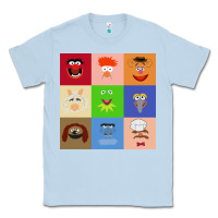 Dusty Blue Muppets and Friends Classic Tee - linhVisuals