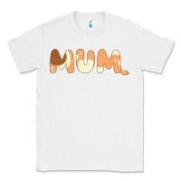 White Bluey Mum Classic Tee - linhVisuals