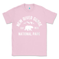 Bubblegum Pink womens new river gorge national park bear west virginia nature v neck Classic Tee - linhVisuals