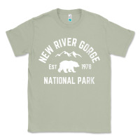 Matcha womens new river gorge national park bear west virginia nature v neck Classic Tee - linhVisuals