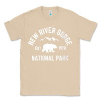 Mushroom womens new river gorge national park bear west virginia nature v neck Classic Tee - linhVisuals