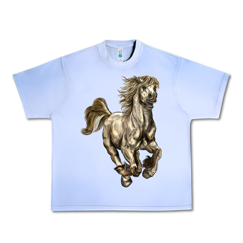 Percheron Horse Urban Heavy Tee by LillyAllenDesigns | Teevron